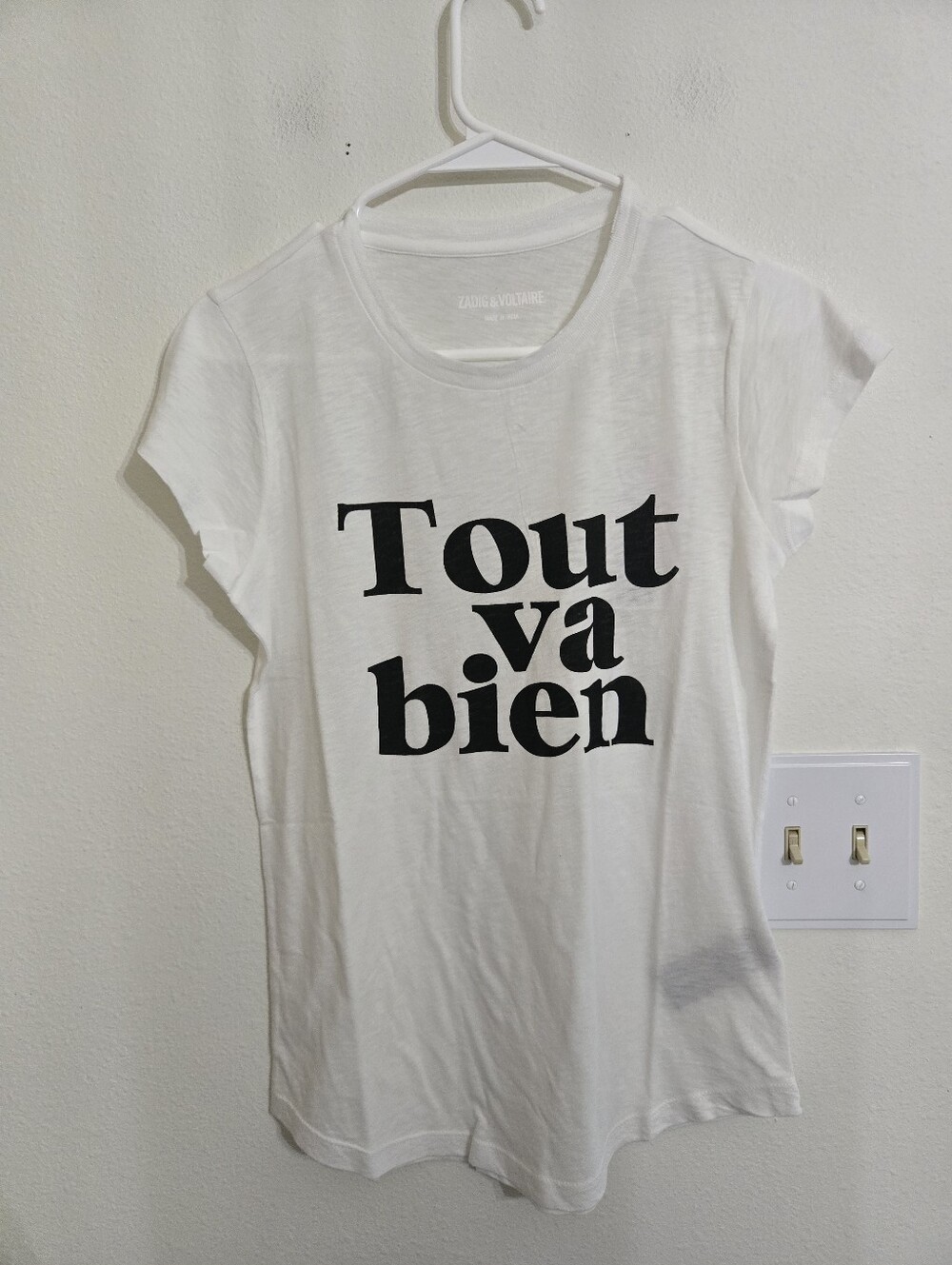 Zadig & VoltaireTout Va Bien Graphic Tee - White